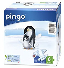 PINGO - Couches Écologiques - T6 - De 15 à 30 Kg - Respectueuses de l'Environnement - 64 Couches