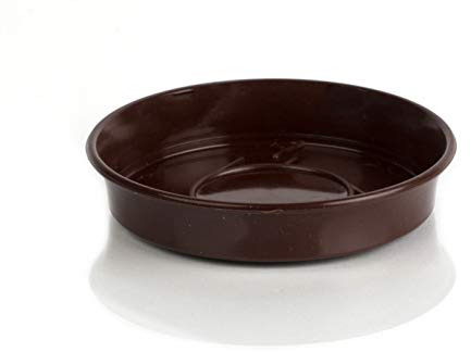 Kimmel Soucoupe pour Pot de Fleurs, diamètre : 10 cm, Marron, Petit