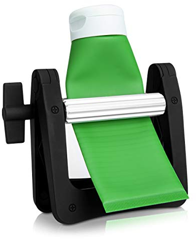 kwmobile Spremitubetti con chiavetta Girevole - Spremi tubetto con Chiave per tinture Colori dentifricio Creme - Strizzatubetti in plastica e Alluminio