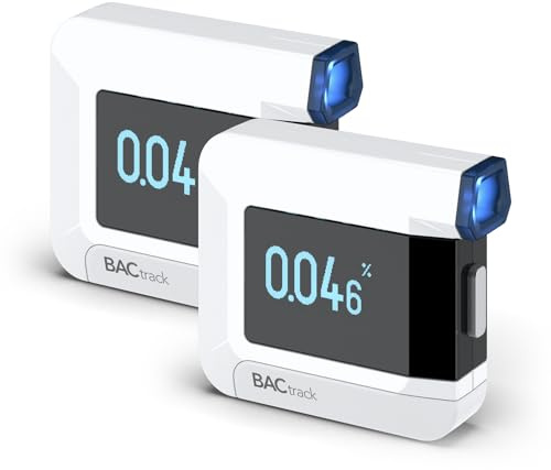 BACtrack C8 Breathalyzer (2 Pack) | Professional-Grade Accuracy | Optional Smartphone App | Portable Breathalyzer Alcohol Tester for Home & Personal Use