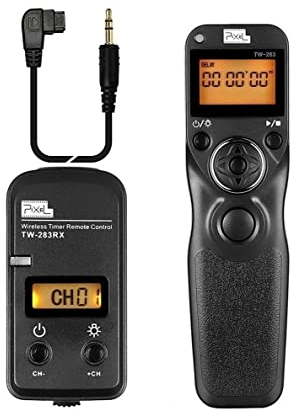 Télécommande Pixel Appareil Photo TW-283 S1 - Télécommande sans Fil pour Sony a77M2, a99M2, a99, a77, a67, a65, a57, a55, a900, a850, a700, a580, a560, a550, a500, a450, a300, a200, a100