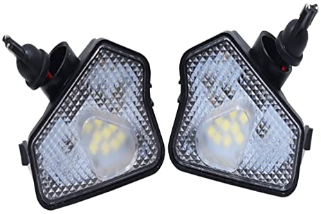 XENITE Heckleuchte Kennzeichen Für W204 W212 W176 W246 C219 W221 ACES 2X Super White Seitenspiegel Pfützenlicht, Unter Spiegel Autolichter Lampe