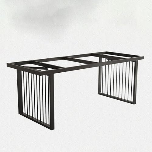 Tischgestell, Tischbeine, Tischsockel, Möbelbeine aus Metall, Schreibtischsockel für Marmorglas, DIY-Schreibtisch, Schreibtischsockel, für Marmor, Glas, Holzplatte, Esstischbeine aus Gusseisen (Color