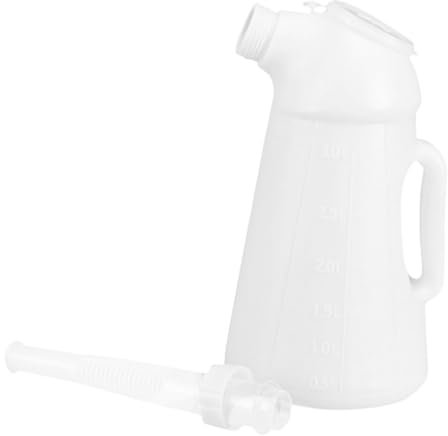 JECOMPRIS 3 L Ölspender Ölkanne Ölmessbehälter Kfz-Motorölspender Motorölbehälter Durchsichtige Flasche Mit Ausgusskappe Für Kfz-Flüssigkeiten