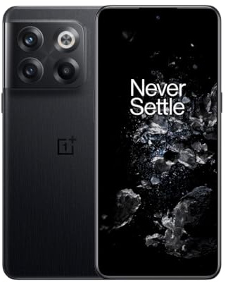 OnePlus 10T 5G, 8GB RAM 128GB, Smartphone Sistema con Tripla Fotocamera 50MP, Moonstone Black [EU version] (Ricondizionato)