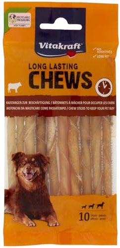 Vitakraft Chews Stäbchen, gerollt, 12,5 cm, 10 Stück, 1 Stück