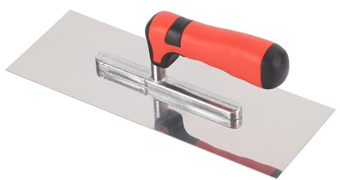 LSGZJZY 11 x 4 Stainless Steel Flat Finishing Trowel, Rivet-Free Concrete Plastering Tool,Concrete Cement Drywall Plastering Tile Masonry Construction Hand Tools,Christmas Gift