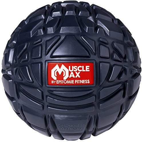 Epitomie Fitness Muscle Max Massage Ball - Therapy Ball for Trigger Point Massage - Deep Tissue Massager for Myofascial Release - Mobility Ball for Exercise & Recovery