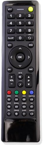 ALLIMITY Telecomando Fit for HANNspree TV HSG1051 HSG1066 HSG1067 HSG1074 | HSG1075 HSG1076 HSG1101 HSG1113 HSG1114 HSG1116 HSG1117 HSG1139 HSG1141 HSG1142 SJ28DMBB