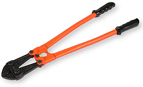 KENDO Bolzenschneider – Länge: 600 mm – Schneidleistung (Ø): Max. 10 mm – 40 HRC – Extra gehärtete Schnittkanten – Hochwertiger Chrom-Vanadium-Stahl