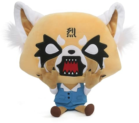 GUND - Aggretsuko - Rage Face Plush, 7-inches