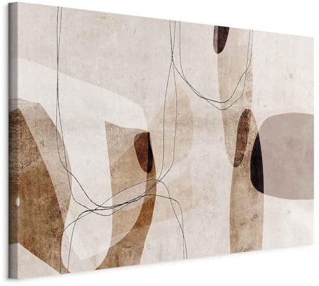 murando - Panneau Acoustique Mural, Tableau Décoration Abstrait 120x80 cm | Mousse Acoustique - 2,6 cm, Réduit les échos la chambre, Décoration Murale Moderne 2-en-1, Toile tendue sur châssis en Bois