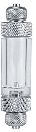 Yosoo Health Gear Präziser CO2 Blasenzähler mit Doppelkopf Design für Aquarienwasserpflanzen, Hochwertiges Aquarium Zubehör zur Genauen Kohlendioxidmessung