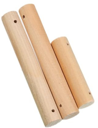 10 Stück Natur Holzstäbe Streifen Vögel Sitzstangen,Holzstäbe für DIY Handwerk,Natur Sitzstangen Vögel Holz Spielzeug Vogel Papagei Schaukel Spielzeug für Kanarienvogel,Holzfarbe,120x15mm