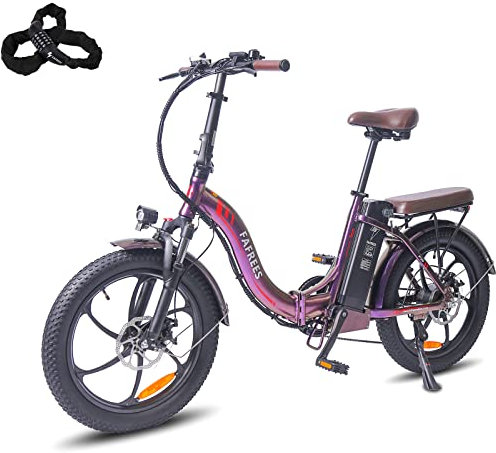 Fafrees F20 PRO [ Offiziell ] Herren E Bike Klappbar Fatbike mit 36V 18AH Akku, Damen E-Bike 20 Zoll Elektrisches Fahrrad 250W, Ebike Fahrrad 25km/h Mountainbike Herren Klapprad 150kg