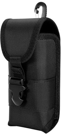 KENOBE MOLLE Brillenbeutel, Stoßfest Schutzetui Sonnenbrillenetui, Sportbrillen-Aufbewahrungsbox mit Haken, Brillenbox Brille Etui für den Außenbereich