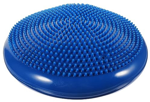 BRIGHTFUFU Stabilitätskissen Wackelkissen Balancekissen Wackelscheibe Balancescheibe Wackelsitzkissen Körperbalance Verbessern Rückenschmerzen Lindern Ergonomisches Sitzen Handpumpe Enthalten