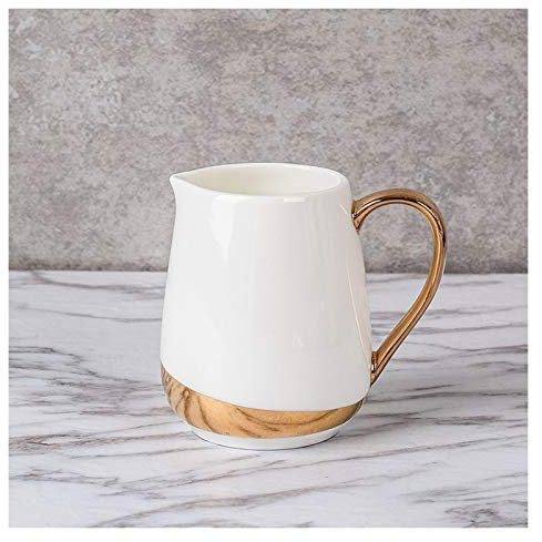 OLSKFUH Set Classico per Lattiera per caffè E tè, Set per Zucchero E Latte, Bricco per Il Latte in Ceramica, Zuccheriera/Barattoli A C,B