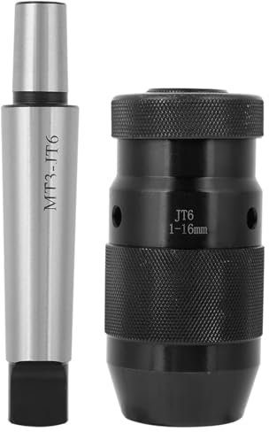 Portabrocas de bloqueo automático, torno del taladro, Portabrocas MT3 JT6 de 1-16MM, Portabrocas de bloqueo automático, Portabrocas sin llave