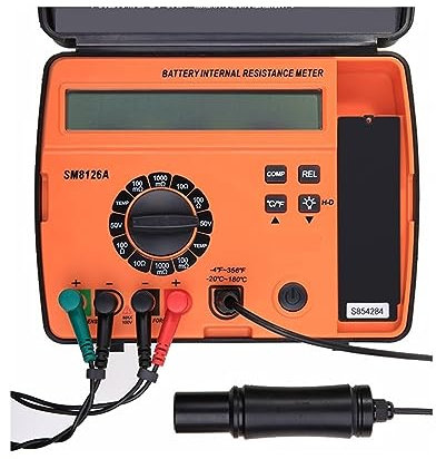Comprobador de Baterias, Detector de resistencia interna de batería de onda sinusoidal, monitor de temperatura de la batería, probador de batería,battery tester