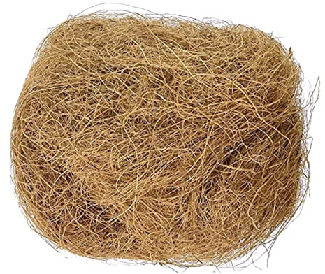 HANABASS Coussin De Nid Fibre Naturelle Matériau Respirant Et Chauffant pour Nids Oiseaux Et Petits Animaux pour Reproduction Et Confort des Pigeons Et Volatiles