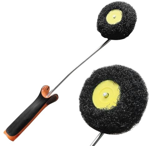 Roller für Spachtelmassen, Premium Eckenroller für Innenkanten und Gipskarton, Rollspachtel Beschichtungsroller, Präzise Anwendung, zum Auftragen von Spachtelmasse und Rollputz
