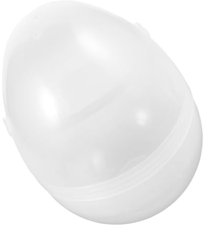 FRCOLOR Scatola Espositiva per Uova di Pasqua Trasparente e Riempibile, Sfera Cava Portatile a Forma di Palla Pasquale con Apertura 25cm, Contenitore Versatile per Decorazioni Festive