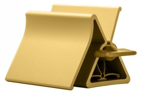 TubiPress® Tubenquetscher Alu - Made in Germany - Tubenroller Tubenentleerer Tubenpresser Tubenboy® - 66mm - 1 Stück (Gold)
