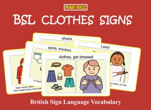 BSL CLOTHES SIGNS: British Sign Language Vocabulary
