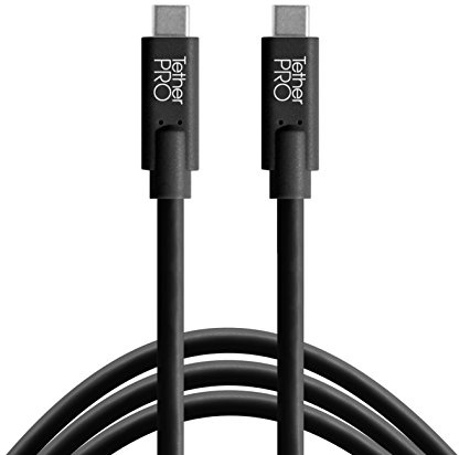 Tether Tools TetherPro cavo da USB-C a USB-C 4.6m nero