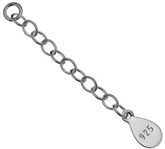 My-Bead cadena de extensión 4cm plata de ley 925 para pulseras y collares bisuteria de alta DIY
