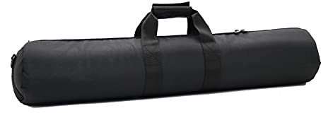 Siflrae Sac de transport rembourré pour trépied pour pieds d'éclairage, perche et trépied (90 cm, 12 cm)