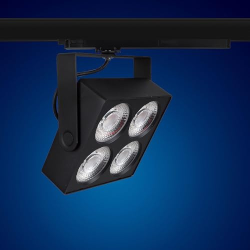 Mextronic 3-Phasen-LED-Strahler für Stromschienen LED 3 Phasen Strahler MATRIX-B 40W Warmweiss für Schienensystem
