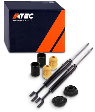 ATEC Germany 2x Gasdruck Stoßdämpfer Vorne Federbein Zweirohr inkl. | Kompatibel mit: AUDI A4 B5, A4 B5 Avant, A6 C5, A6 C5 Avant, VW PASSAT B5, PASSAT B5 Variant