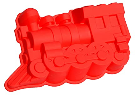 AGGERT Antihaft Backblech Backformen Formen Traktor Zug Form Silikon Kuchenform Fondant Schokoladenmousse Kuchenform Diy Backwerkzeuge 1Pcs B