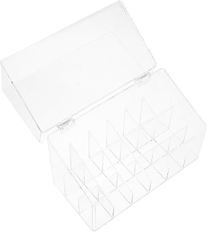 DOITOOL Lipstick Lip Gloss Storage Holder Desktop Holder Makeup Organiser Cover