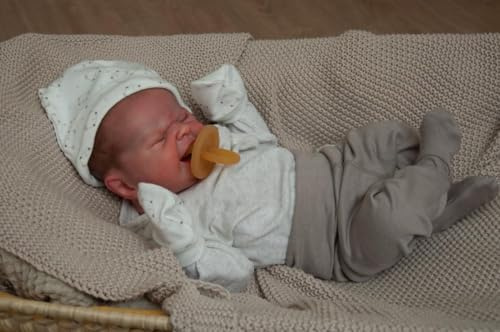 Zero Pam Reborn Baby Puppe - Lebensechter Weicher Junge, 19 Zoll (48CM) - Wie Ein Echtes Baby - Geschenk für Kinder Ab 3 Jahren