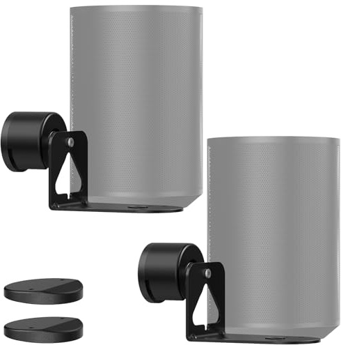 PUTORSEN Support Mural pour Sonos ERA100 & ERA300, Inclinaison, pivotement et Rotation réglables pour Enceintes Sonos, 5 kg par Support, 2PCS