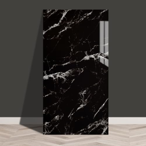 Haimin Wandpaneele zum Abziehen und Aufkleben, 10 Stück, 59,9 x 30 cm (19,4 m² Abdeckung), Fliesenspiegel in Marmoroptik, ideal für: Küche, Badezimmer, Wohnzimmer, Schlafzimmer