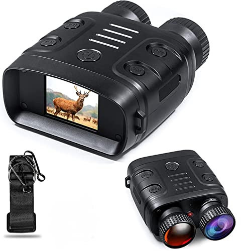 Nachtsichtbrille, Fernglas, Nachtsichtgerät, 1080P HD, 850 nm, Infrarot, 5-facher Digitalzoom, Teleskopbrille, Outdoor, Jagd, Camping, volle Dunkelheit, 300 m, Nachtsichtgerät (Farbe: R18 ADD 64G)