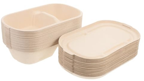 CATIEBYE 25sätze Mahlzeit Prep Takeout Lebensmittel Halter Verpackung Boxen Zum Mitnehmen