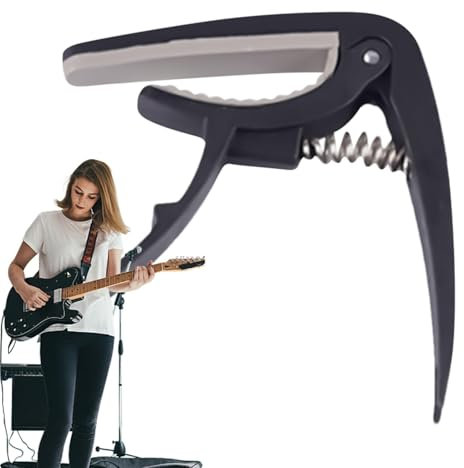 Gitarren-Kapodaster - Verstellbarer Clip für Akustikgitarre | Capo-Gitarre | Klemme für Gitarre