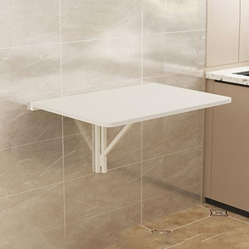 POWRZZZY Schwimmender Klapptisch Tisch Ausklappbar Küchentisch Wand Montierter Klapptisch Platzsparender Klapptisch zur Wandmontage Küchentisch Buffettisch für Küche Wäsche Badezimmer