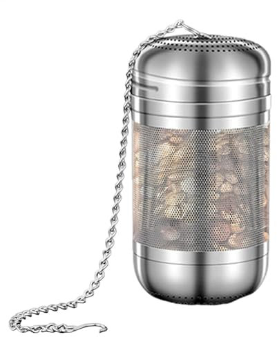 Bola de especias – Huevo de especias de acero inoxidable para cocinar – Huevo de especias para cocinar, infusor de té de acero inoxidable, extrafina malla extrafina, infusor de té para hierbas, té