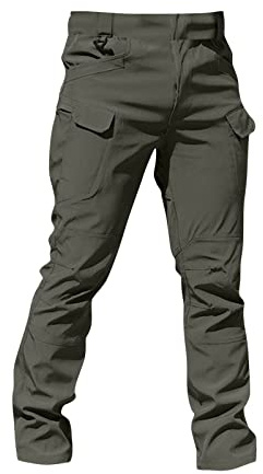 uxxnjfg Pantalón Cargo Hombre Trabajo Elasticos Trekking Pantalones Camuflaje Senderismo Tallas Grandes Pantalón Multibolsillos Tacticos Ropa De Caza para Hombre Mis Pedidos Realizados Gris L