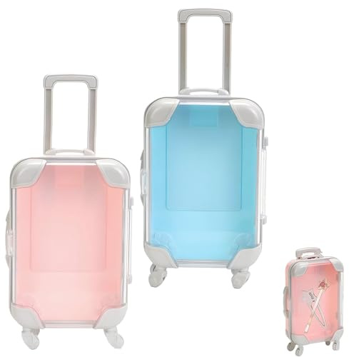 2 Stück Mini Koffer Geschenkbox, Geldkoffer Als Geldgeschenk Reisegutschein Geschenk Verpackung Kleiner Koffer Geschenkbox Reisekoffer Geldgeschenke Reisekasse Geschenk Geeignet Zum Verschenken Kinder