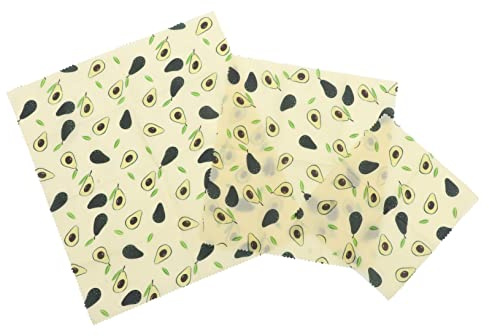 FOMIYES 3 Pezzi Pellicola In Cera D'Api Per Alimenti Riutilizzabili Per Avvolgere In Cera D'Api Coperture In Cera D'Api Per Avvolgere Gli