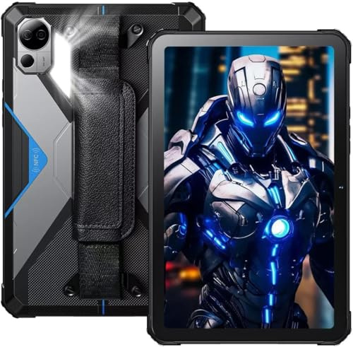 FOSSiBOT DT3 5G Tablette Incassable 21560mAh(66W) 10,4 FHD+ IPS 32Go+256Go/2To, Dimensity 7300 Tablette Durcie, Android 15 64MP+32MP Tablette Tactile, WiFi6/Octa-Core/IP68/IP69K/OTG/NFC/GPS (Bleu)