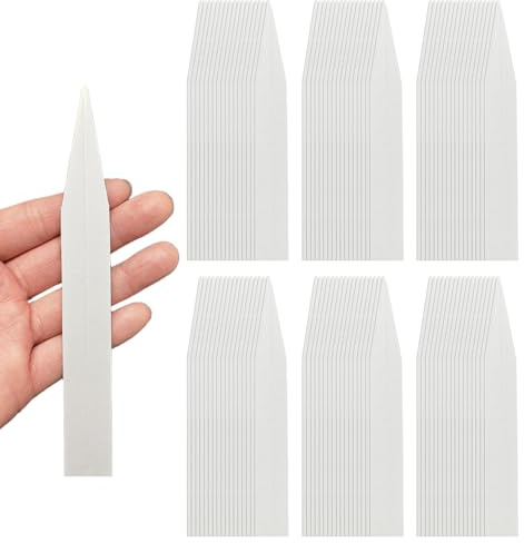 Acoeitl 400 Pcs Perfume Tester Strips White Fragrance Blotter Test Strips Paper Cologne Tester Strips Disposable Scent Testing Cards for Essential Oils Sampling (6.5''x0.79'')
