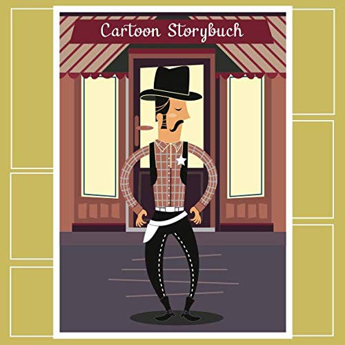 großzügiges selfmade Comic & Cartoon Storybuch mit blanko Raster Vorlagen zum selber gestalten: Die perfekte Geschenkidee für Kinder und Erwachsene mit viel Platz für Kreativität